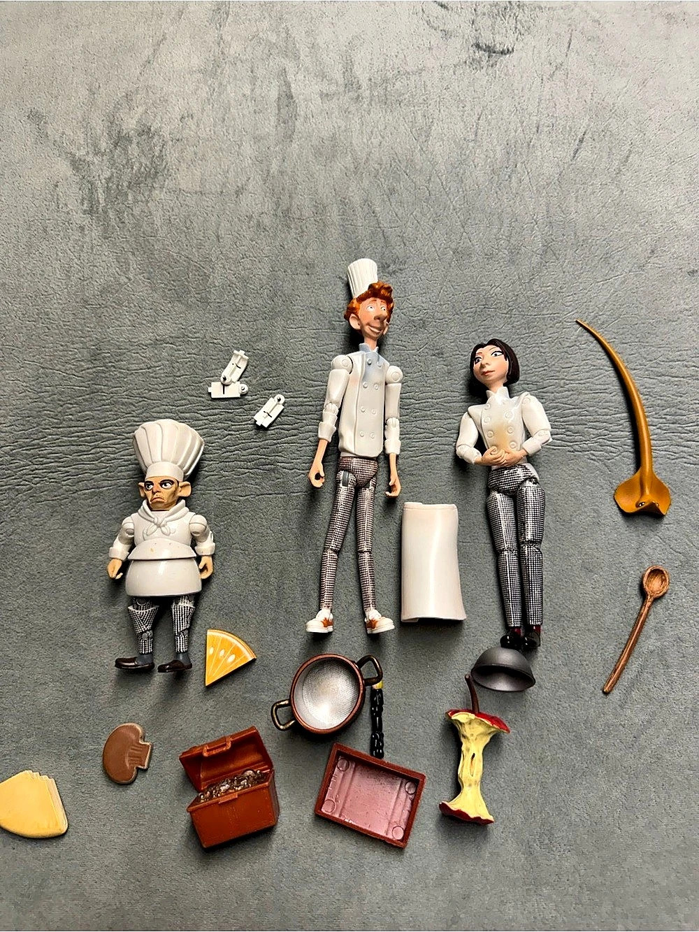 Disney Pixar Ratatouille Linguini Colette Skinner Figure Lot